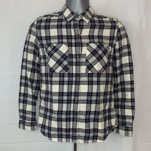 Vans Off The Wall Plaid Multi Color Button Up Long Sleeve Shirt Mens Small S.